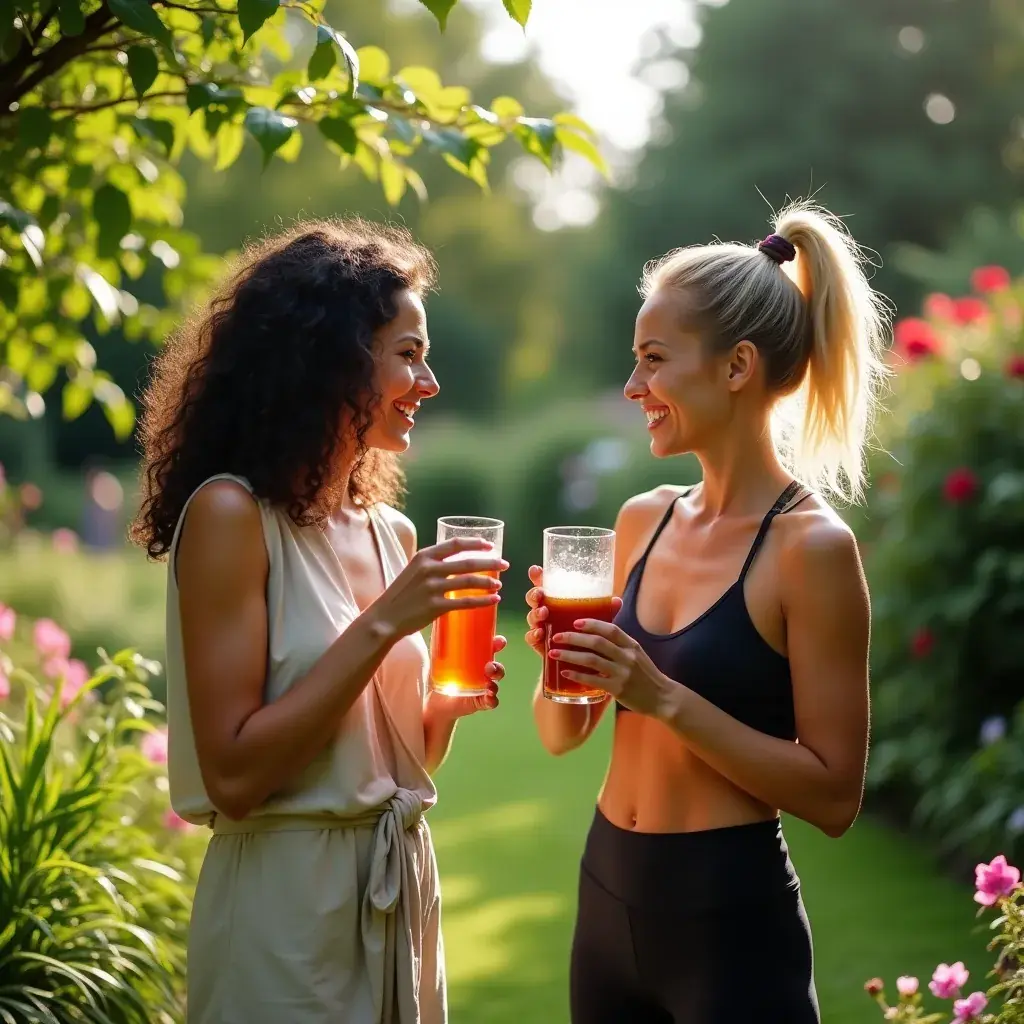 Personne savourant une tasse de thé aux herbes, en lisant un livre sur la santé.
